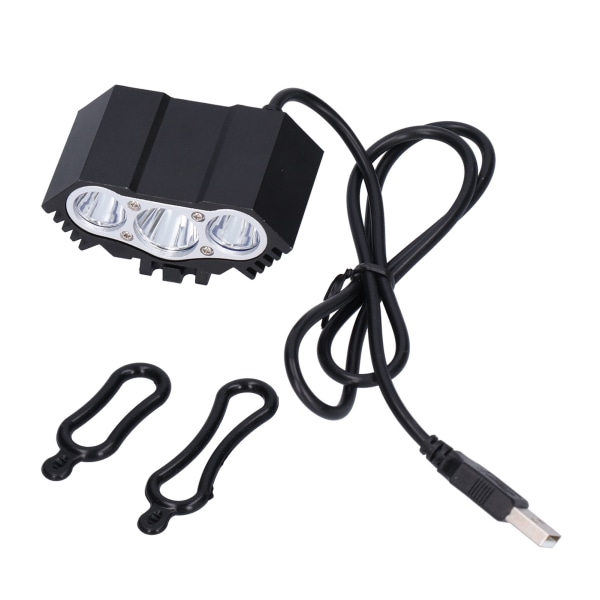 Bicycle Light 3LED High Brightness Mountain Bike Front Light USB