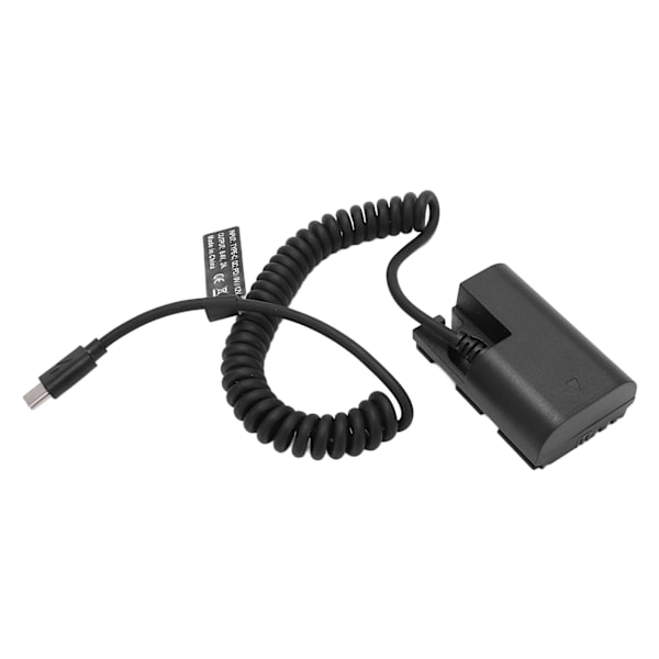 Type C LPE6 täysin dekoodattu dummy-akku DC-liitin virtalähde 5D4 6D2 7D -kameroille