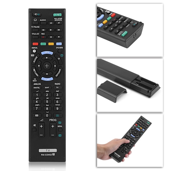 Fjärrkontroll ersättning för SONY TV RM-ED052/ RM-ED050/ RM-ED047/ RM-ED053/ RM-ED060