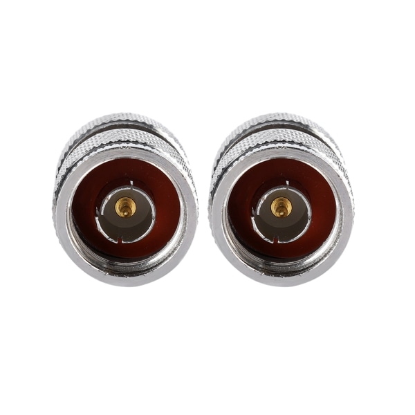 2PCS N-typanslutning N-typ hane till N-typ hane RF-koaxialantennenadapter
