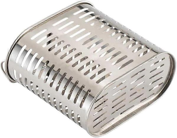 GETIT Bestikkbrett i rustfritt stål med dobbelt romdesign og oppvaskmaskinkroker
