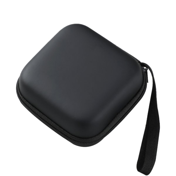 10x10x4CM Bærbar datakabel Hodetelefon Oppbevaringsboks Datakabel Organiseringsveske Lader Bæreveske for U-disk eller minnekort