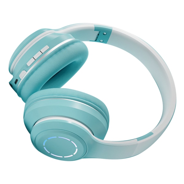 Trådlöst spelheadset Gradient BT5.2-anslutning Mjuka öronkuddar Färgglada lampor Spelheadset för stationär dator