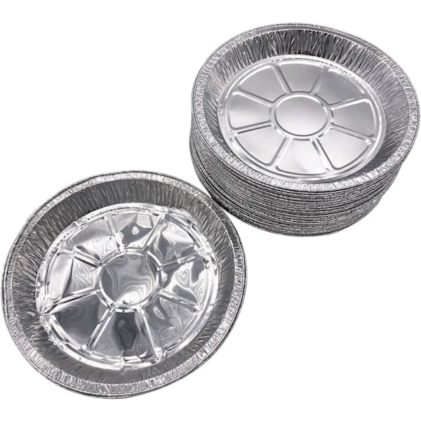 Innovativ Bake And Take Engångs Pajform, Extra Djup Design För Stora Pajer, Aluminiumfolie Idealisk För Högtidssammankomster Och Bondens Marknader (Förpackning