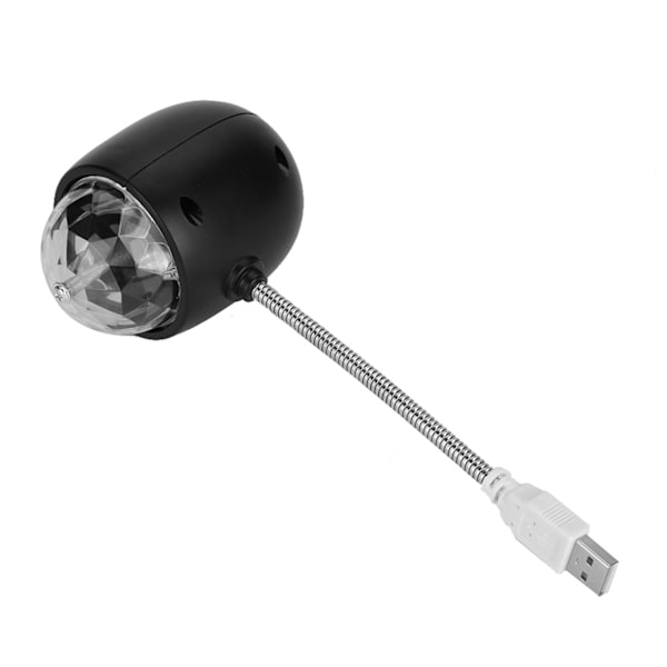 USB Mini Stage Lampe Bærbar LED RGB / Hvit Lys Disco Fest L
