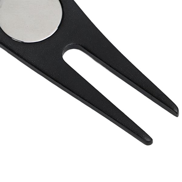 Golf Divot Værktøj Aluminiumlegering Golf Green Gaffel Magnetisk Golf Gaffel Plæne Reparationsværktøjer