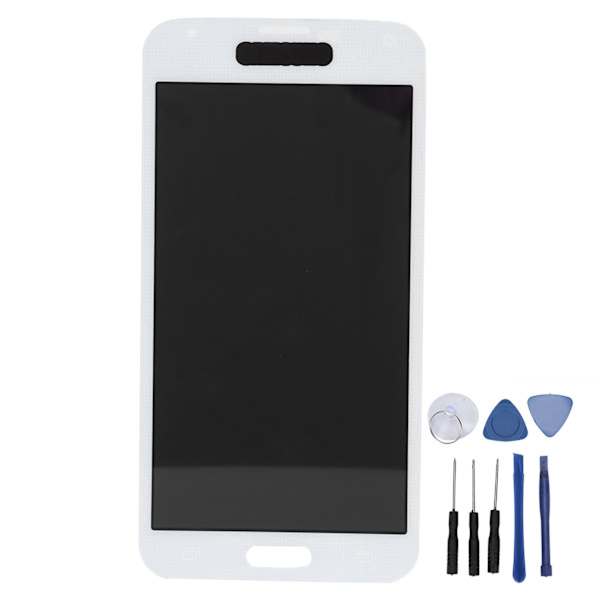Skærmudskiftning LCD-skærm Touch Digitizer-samling til Samsung Galaxy S5 Hvid