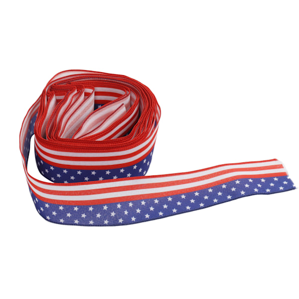 Patriotic Ribbon 6.5cm Width 10m Length 4th of July Independence Day for Decoration