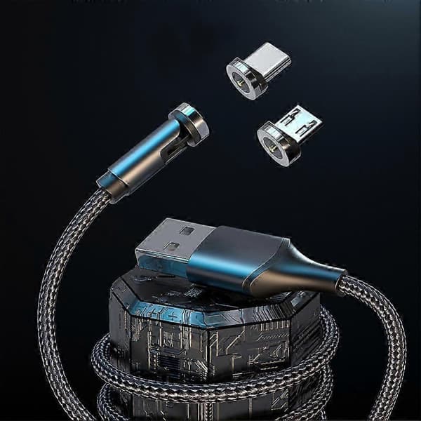 Magnetisk opladerkabel Type C opladerkabel Magnet opladerledning USB C opladerkabel