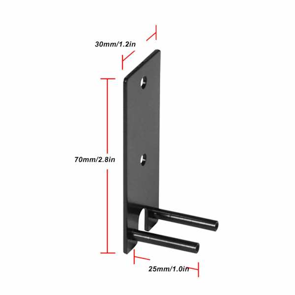 Högtalarväggfäste Enkel Installation Metall Soundbar Väggfäste för 650 Hemunderhållningssystem Surroundhögtalare