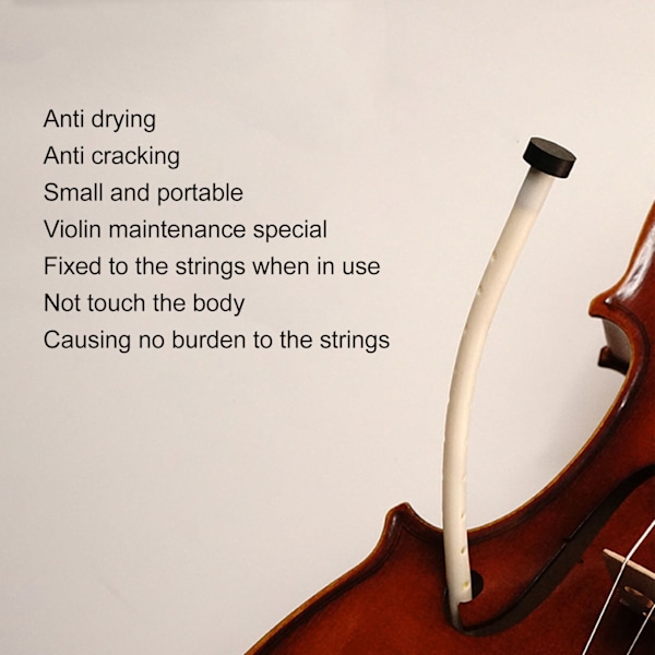 Violin Fugtighedscreme Silikone Fugtighedscreme Instrument Tilbehør Forhindre Revner Tørhed Problem Hvid