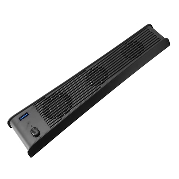 Spelkonsol Kylfläkt för PS5 USB-kylare med 3 fläktar för PS5 DE/CDROM Spelvärd (Svart)