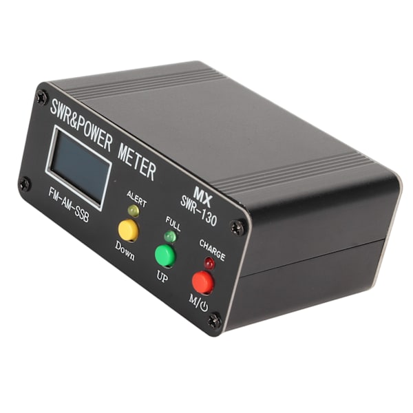 SWR Power Meter 1,8 MHz-50 MHz Frekvens 0,5W-120W Måleområde Stående Bølgeforholdsmåler med Farveskærm