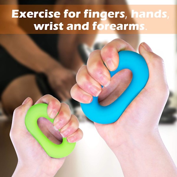Ergonomiskt Designad Greppstyrketränare, Förbättra Fingerfärdighet Och Cirkulation, 30LB 40LB 50LB Motståndsnivåer För Idrottare Musiker Fysioterapi