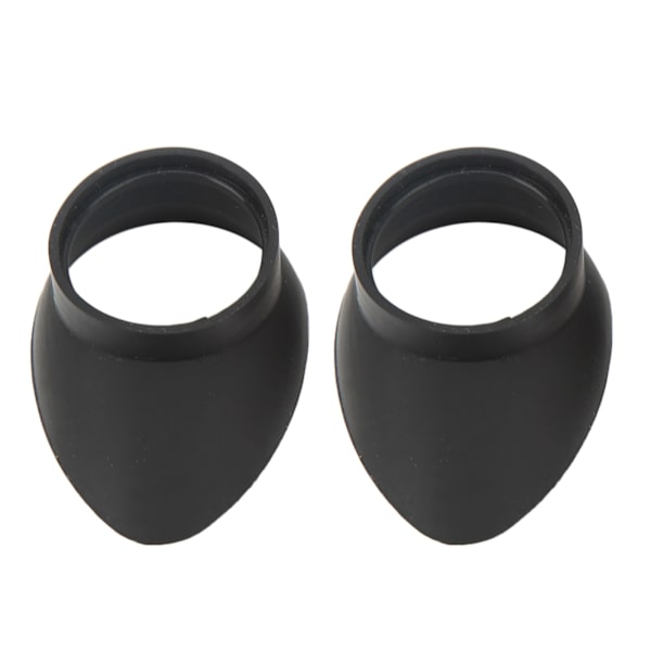 2 stk gummiokularer 27 mm indre diameter sammenleggbar okulardeksel for mikroskop okularinstrument teleskop