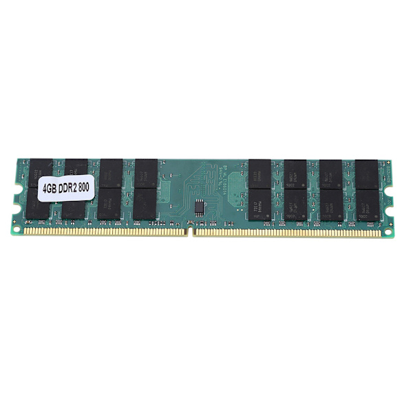 4 GB DDR2 hukommelsesmodul med stor kapacitet, 800 MHz hurtig dataoverførsel RAM DDR2 4 GB til AMD