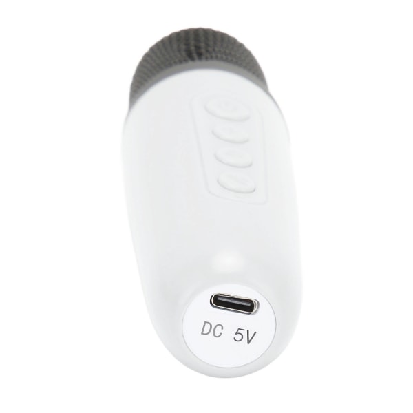 Karaoke-maskin Multifunksjon RGB-belysning Bærbar Bluetooth-høyttaler med 2 trådløse mikrofoner for voksne og barn