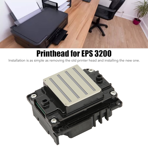 Skrivhuvud för EPS-modeller, ABS-plastskal ger robust skydd, högpresterande utskrift säkerställer kristallklara bilder