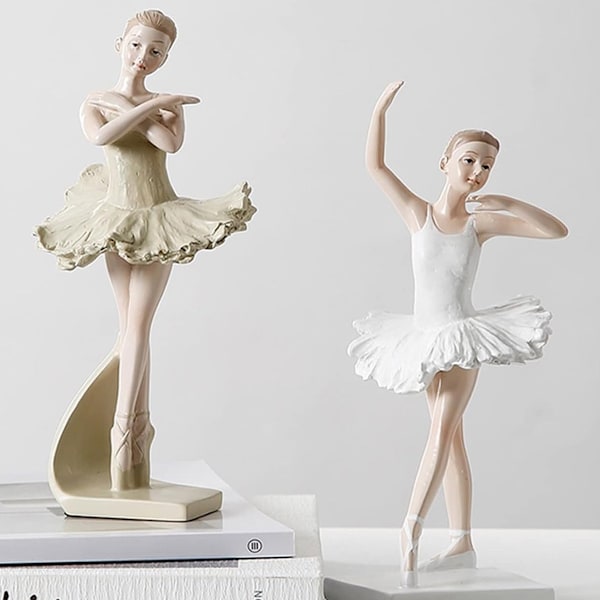 Balletdanser Statue Balletdanser Statue Kunst Skandinavisk Kunst Balletdanser Harpiks Karakter Dekoration Figurine Harpiks Hjem Indretning Desktop Dekoration