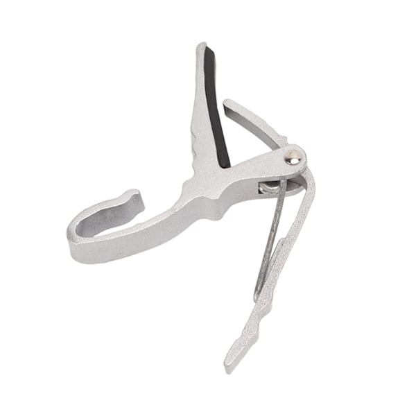 Gitarr Capo Alloy Snabb Tonändring Bärbar Instrument Tillbehör för Spel Prestanda Silver
