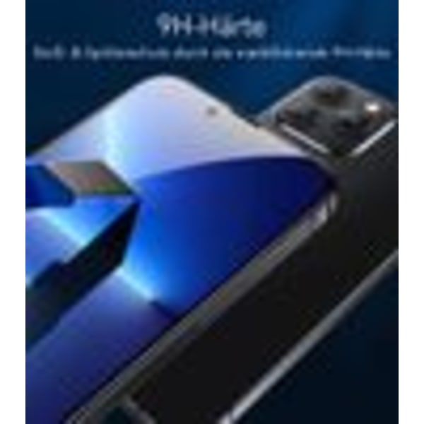 Integritetsskydd för iPhone 13 Pro Max, Splittersäker Anti-Spion Härdat Glasfilm med Nattfotograferingsfunktion, 9H Hårdhet Kant-till-Kant Skydd