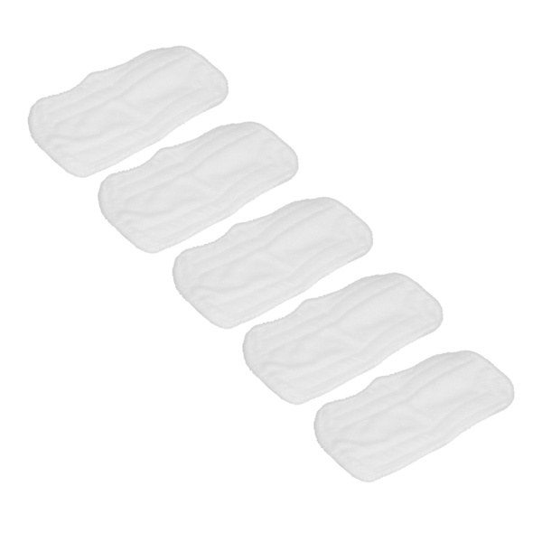 5 st rengöringsmoppduk vit mikrofibermoppdyna mopphuvudtillbehör för Shark XT3010 S3111 S1001 S3101 SP100K