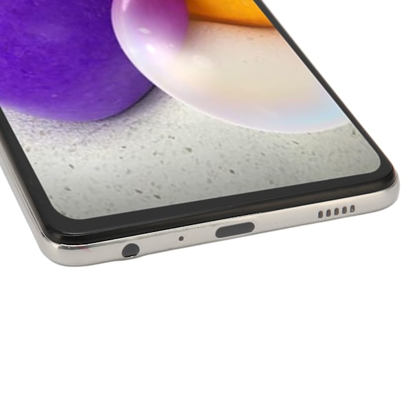 6,7-tums organisk LED-skärmersättning med fingeravtryckssensor för Samsung Galaxy A72 5G 4G SM A725 SM A725M DS Vit
