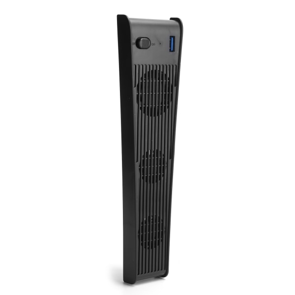 Pelikonsolin jäähdytystuuletin PS5:lle USB-jäähdytin 3 tuulettimella PS5 DE/CDROM-peliemännälle (musta)