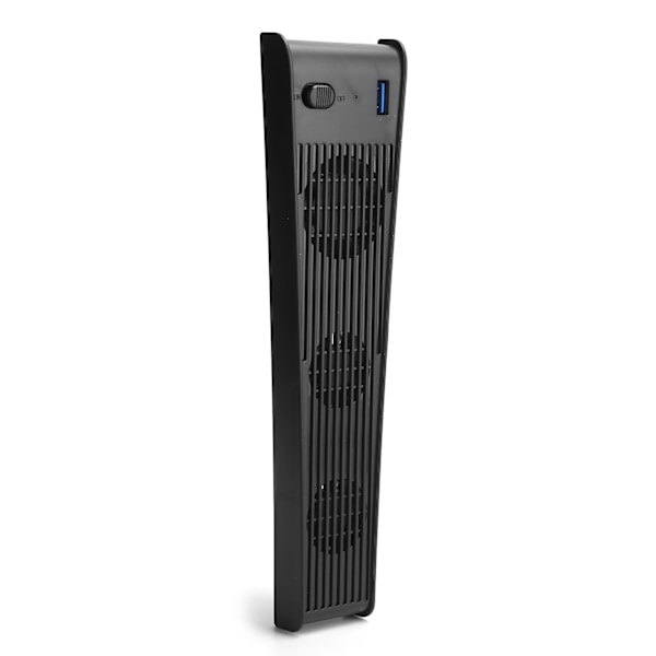 Spelkonsol Kylfläkt för PS5 USB-kylare med 3 fläktar för PS5 DE/CDROM Spelvärd (Svart)