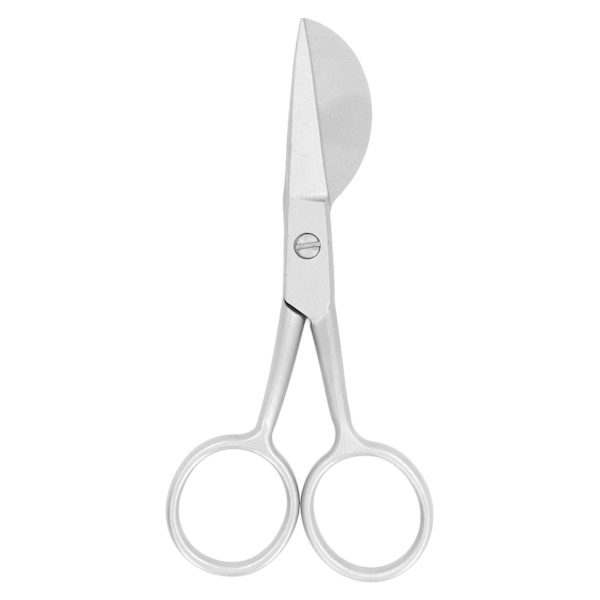 Tufting Teppesaks Mini Bærbar Rustfritt Stål Andebill Hårball Trimming Saks Teppeskjærer Verktøy Sølv