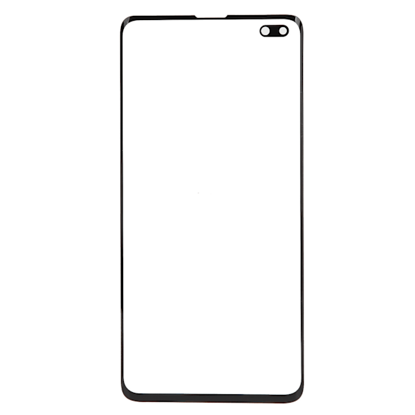 Samsung S10+Plus:n matkapuhelimen takalasin kansi ja ulompi lasipaneelin vaihto (valkoinen)