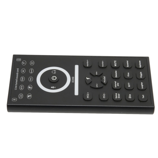 Mini stemmeveksler enhed multi lydeffekter plug and play håndholdt live lydkort til telefon pc