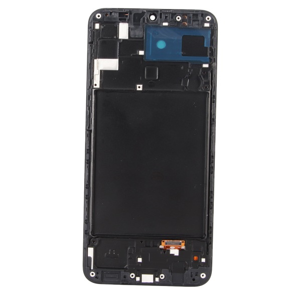 Skärmmontering Byte 6.4in Touch Display Reparation med Ram Full Tillbehör för A20 A205 SM A205F DS A205FN A205GN DS A205YN A205G DS SM A205W
