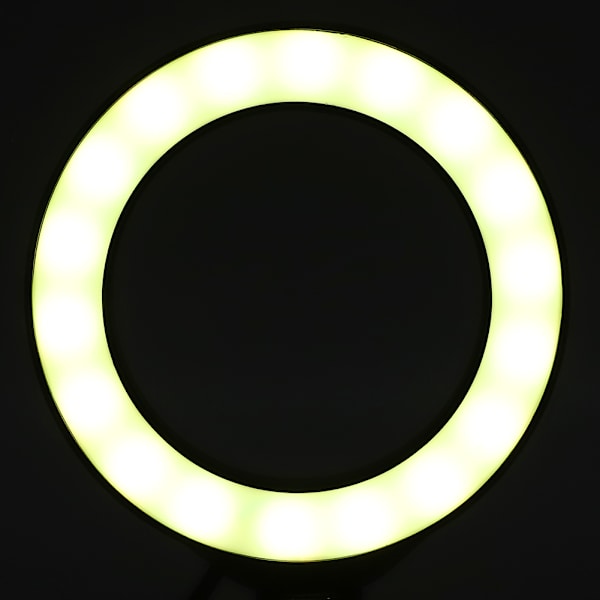 PULUZ 4.7 tommer 12 cm USB RGBW dimbar bærbar LED-ringlys for direktesending og fotografering