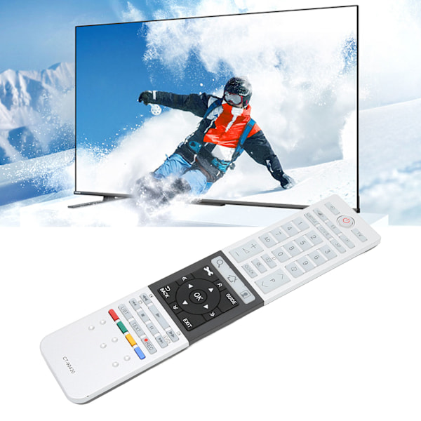 Fjernbetjening erstatning kompatibel med Toshiba CT 90430 CT 90429 CT 90427 CT 90428 CT 90444 4K og andre UHD TV'er