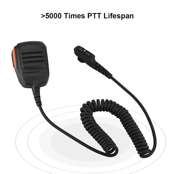 Nödlarm CB-radiohögtalare >5000 gånger PPT tydligt ljud Walkie Talkie-högtalare för Hytera