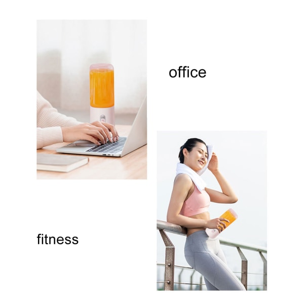 Bærbar Blender 500ml Mini Personlig Juicer Blender for Smoothie