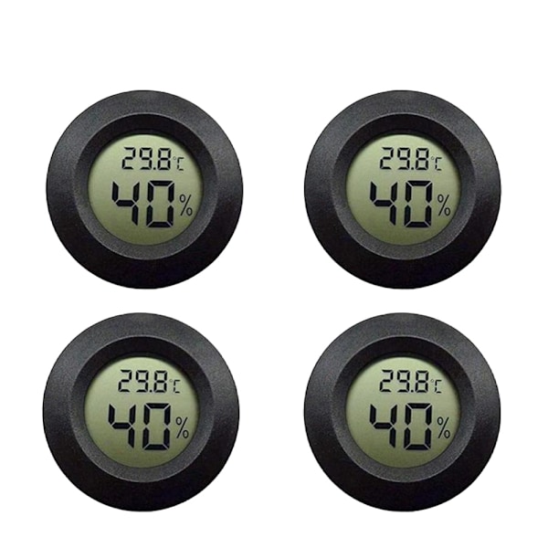 Digital Hygrometer Termometer, Lätt Att Installera, För Miljöövervakning Inomhus/Utomhus, Brett Temperaturtest Från -50°C Till +70°C, Två I Ett