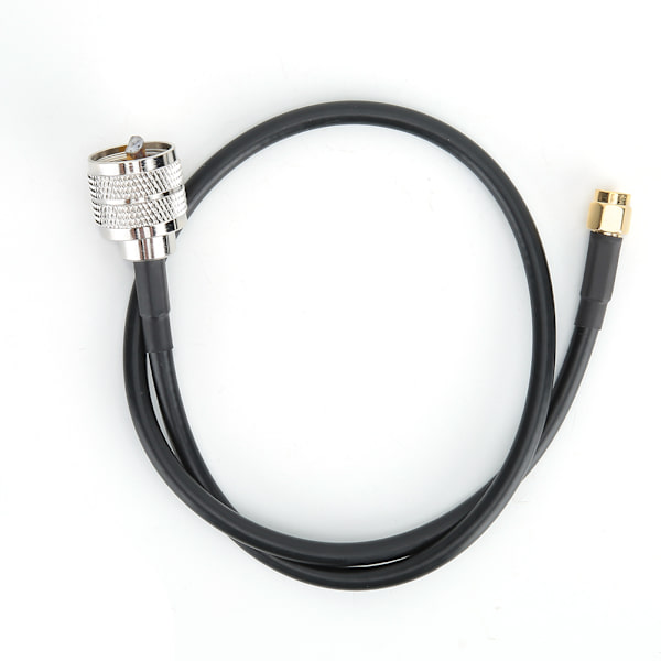 Kopparkärna SMA hane till UHF PL259 hane adapterkabel med flexibel UV-skydd FR PVC-ytterhölje