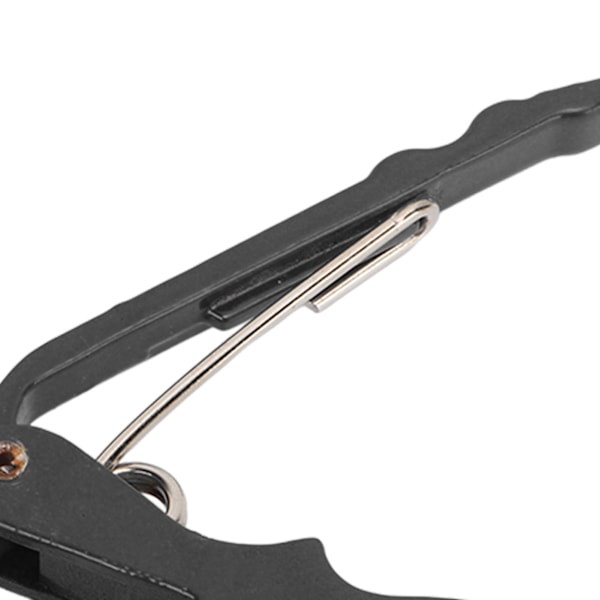Guitar Capo Legering Hurtig Toneændring Bærbar Instrument Tilbehør Til Spil Performance Sort