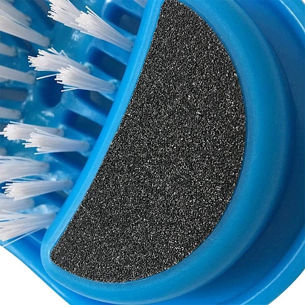 Magisk Fotskrubber för Unisex Vuxna, Exfolierande Fotrengörare Dusch Spa Massage, Fotskrubber Toffla för Enkel Rengöring och Avkoppling