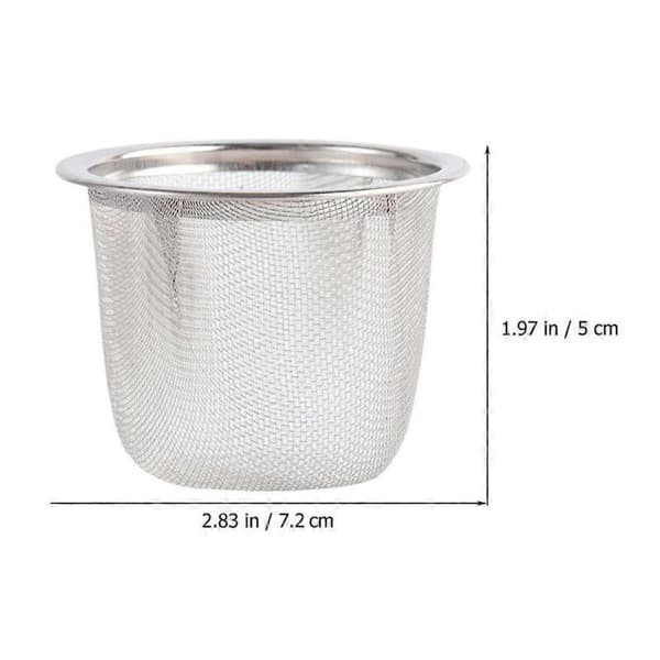 GETIT 10 st tesilar i rostfritt stål Finmaskig tesil Tesil i metall Teinfuser