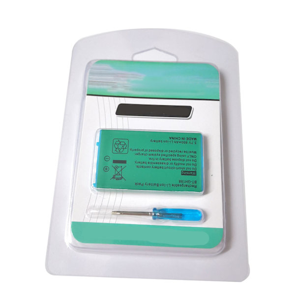 for GBA Batteripakke Erstatning 850mAh Litium-ion Batteri med Skrutrekker for GBA SP Spillkonsoller 3.7V
