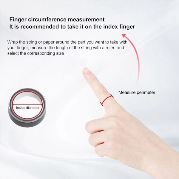 Mobiltelefon BT-forbindelse Smart Ring Health Tracker Genopladelig Vandtæt Smart Ring til mænd og kvinder