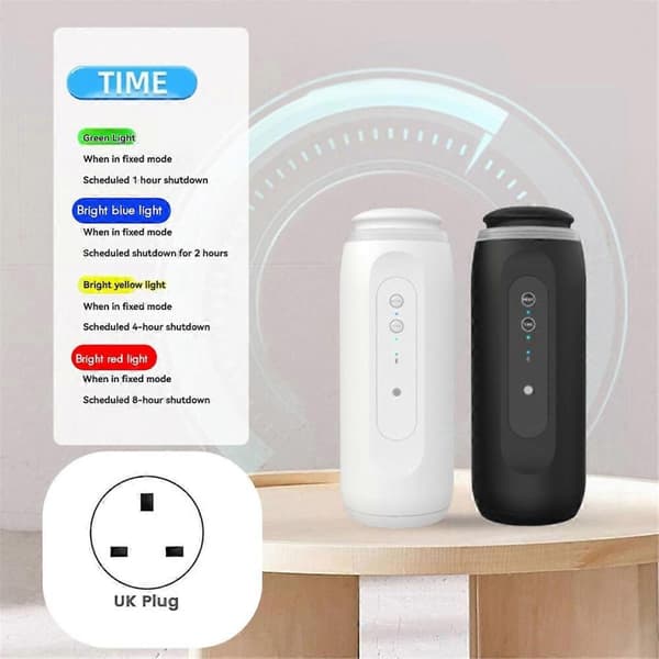 300m Väggkontakt Aromadiffuser med Sensor Nattlampa Smart Bluetooth App Doftdiffuser UK-kontakt B