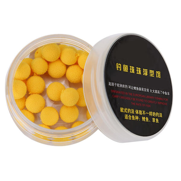 30 stk/pakning Karpefiske Skum Pop Up Myke Pellets Agns Flytende Lokke (Gul 10mm)