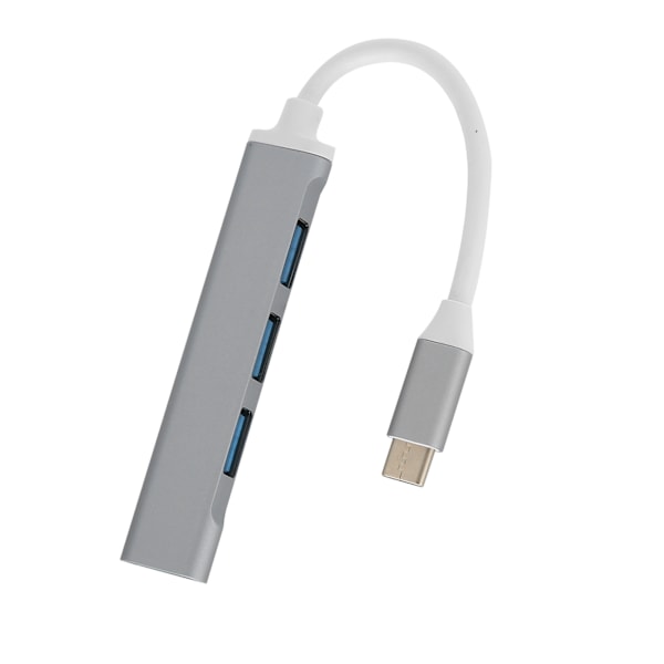 Utsökt låskantsdesign 4 i 1 USB C-hubb med 4 USB-portar (1 x USB 2.0, 3 x USB 3.0), stöder lagringsdiskar, tangentbord och mus, hårddiskar eller