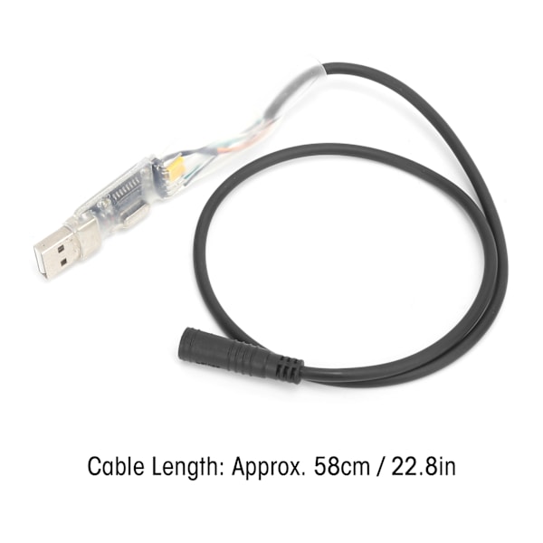 Sähköpyörän moottorin USB-ohjelmointikaapeli BAFANG BBS01 BBS02 BBS03 BBSHD -keskimoottorisarjaan