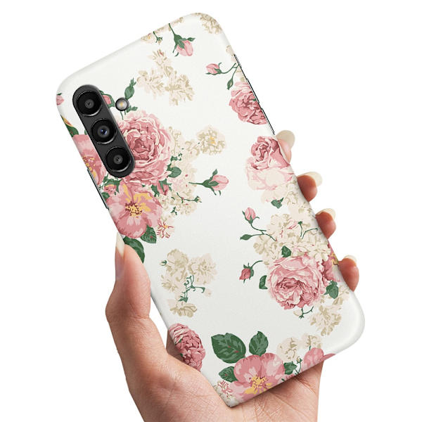 Galaxy A25 5G, Skal Mobilskal Retro Blommor