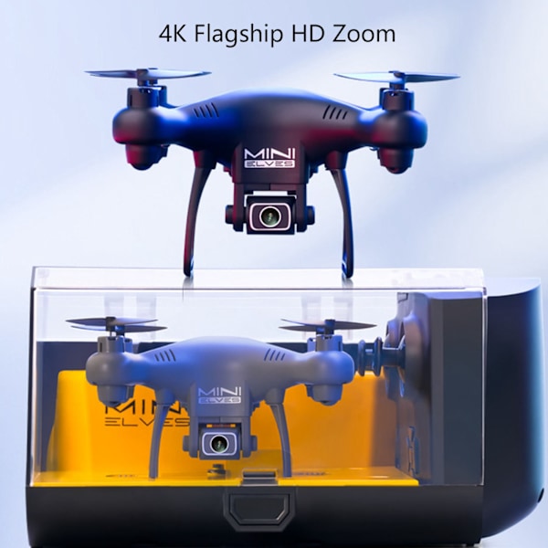 Mini 4K HD Aerial WIFI Drone 4 Axis Folding Intelligent Hovering 360 Degree Stunt Tumbling Drone